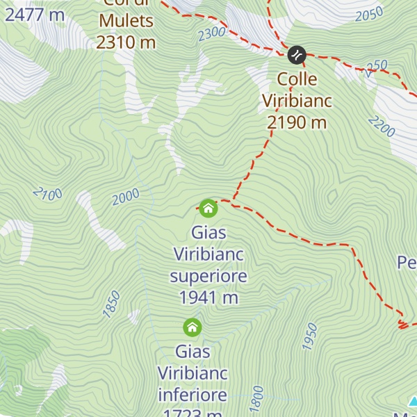 Map of Gias Viribianc superiore