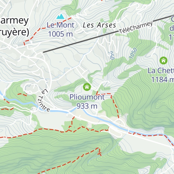 Map of Plioumont