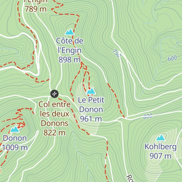Map of Le Petit Donon