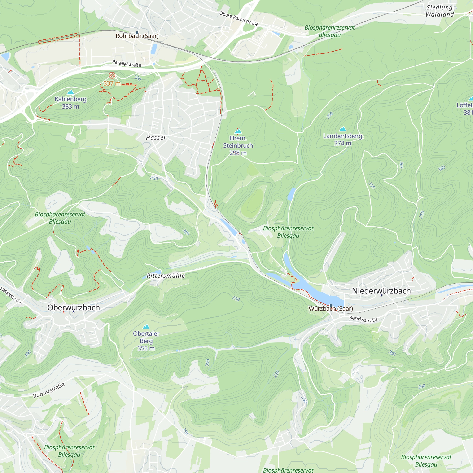 Fischerhütte am Griesweiher map