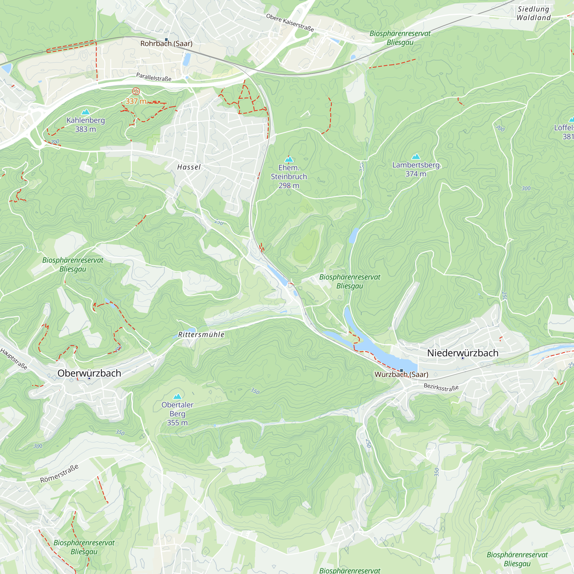 Fischerhütte am Griesweiher map
