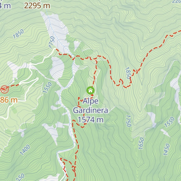 Map of Alpe Gardinera