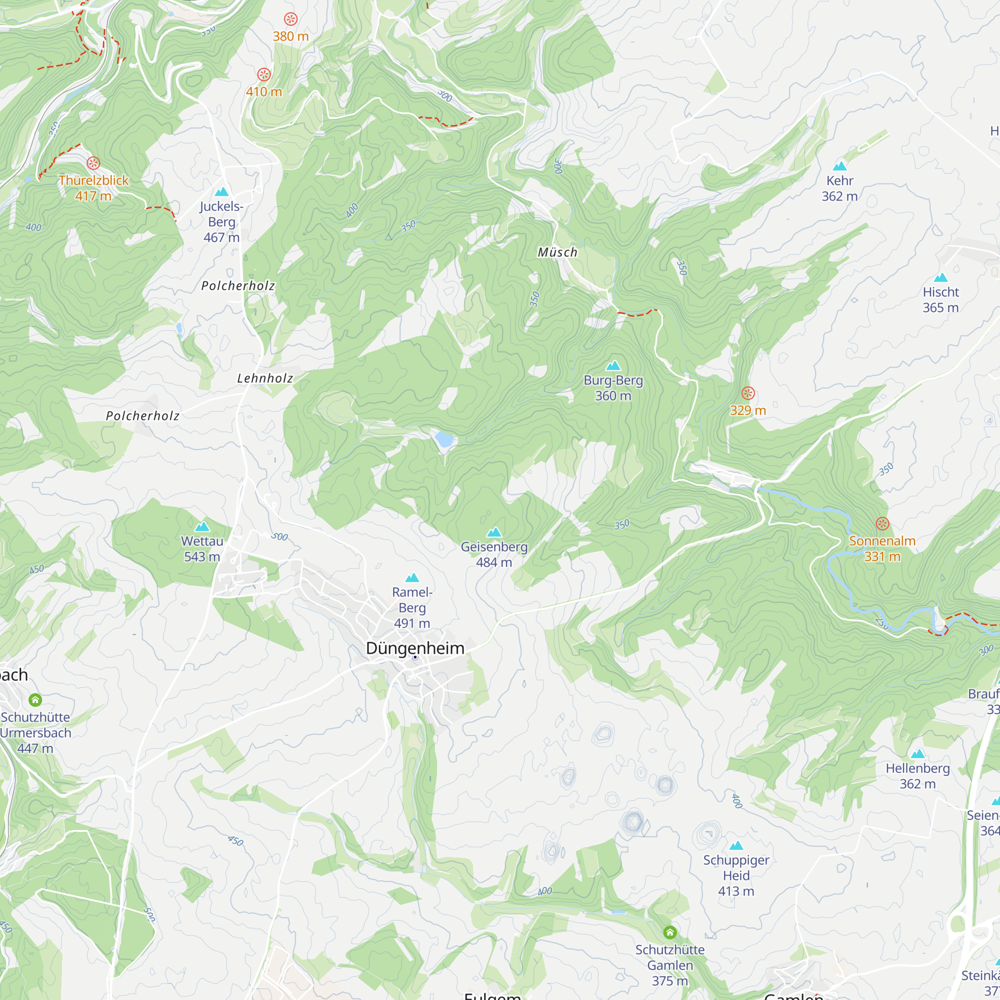 Antoniushütte map