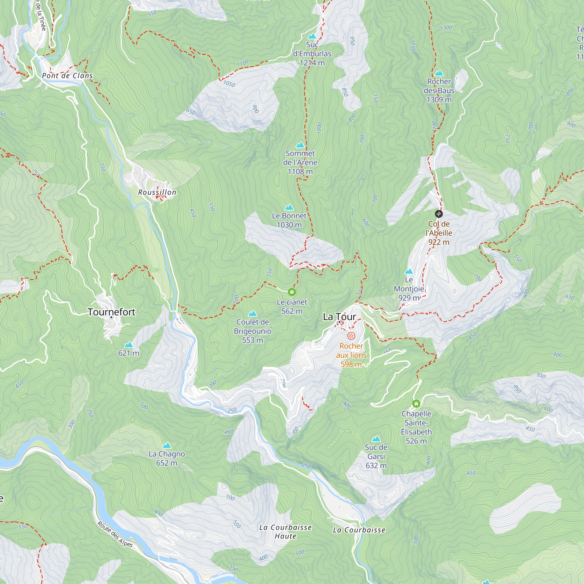 Le cianet map