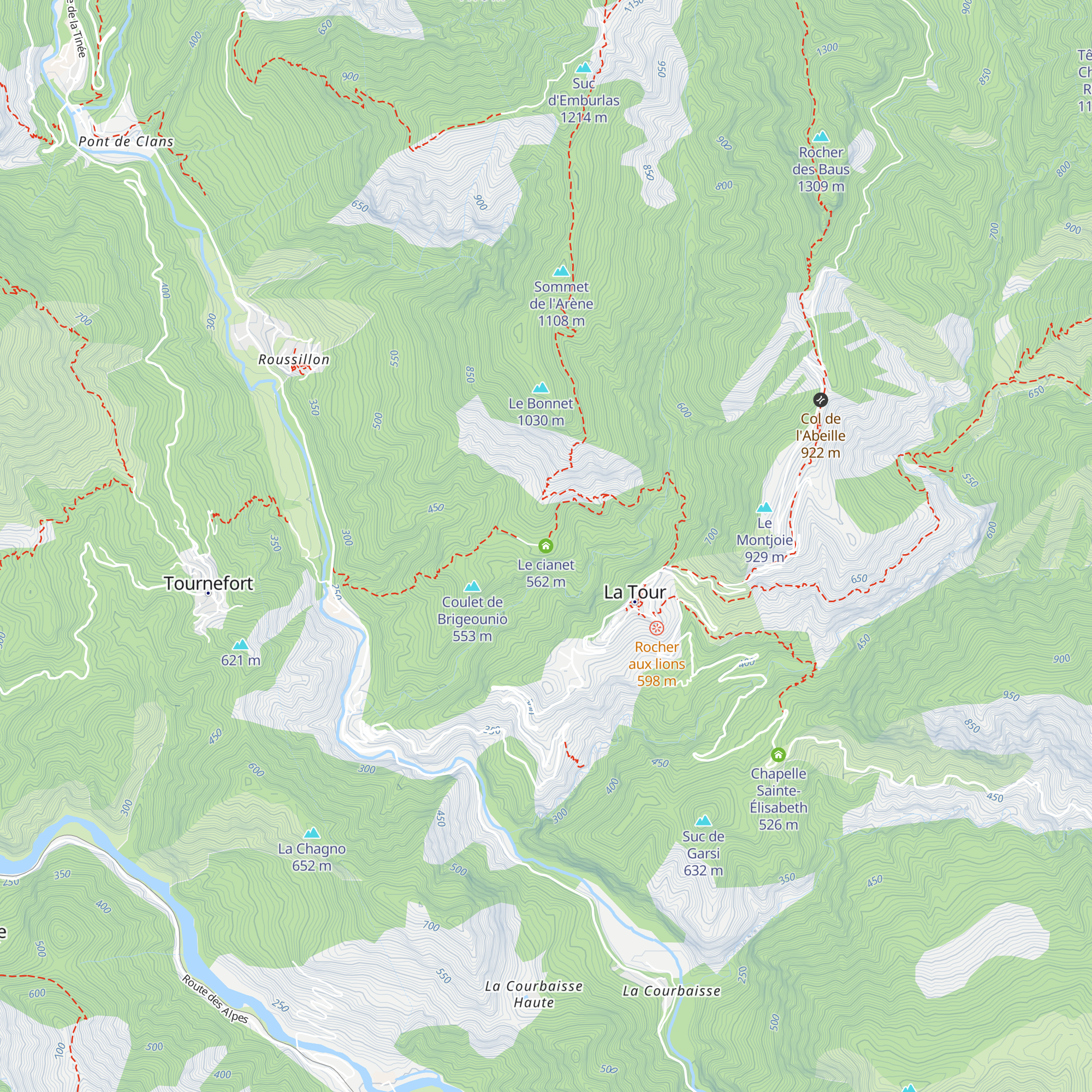 Le cianet map