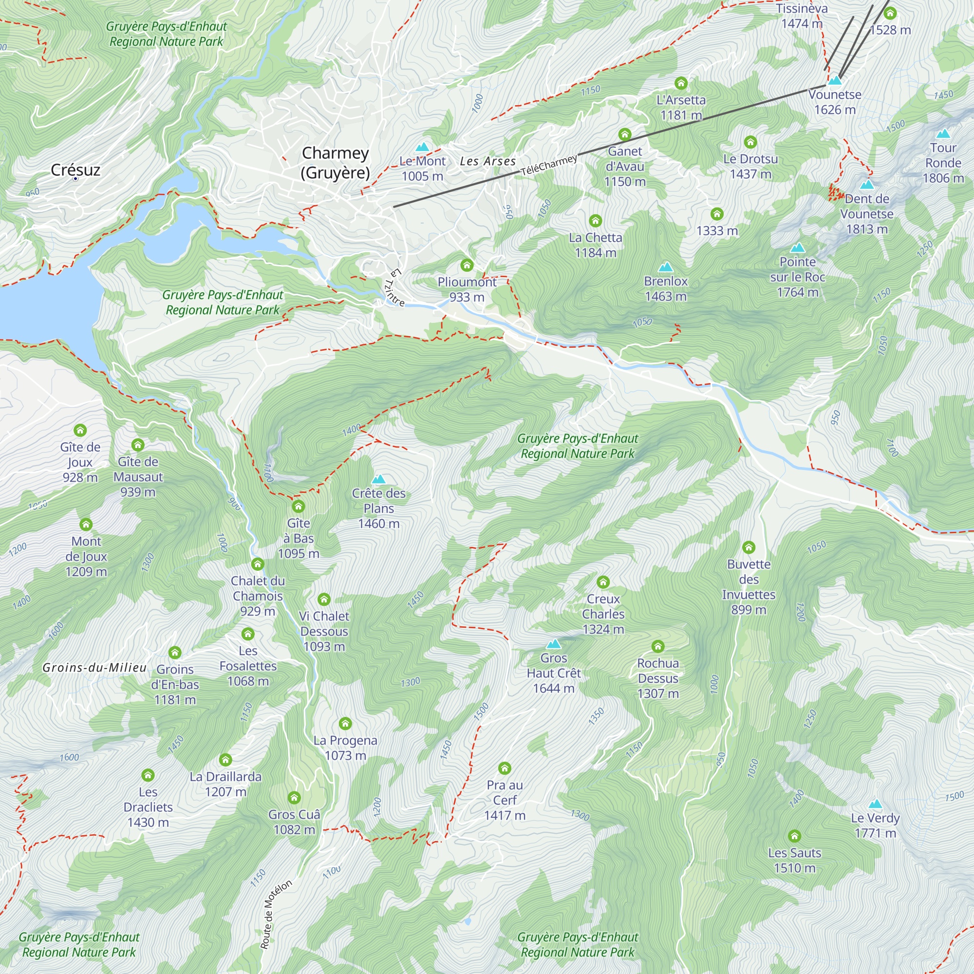 Jognins Dessus map