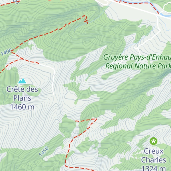 Map of Jognins Dessus
