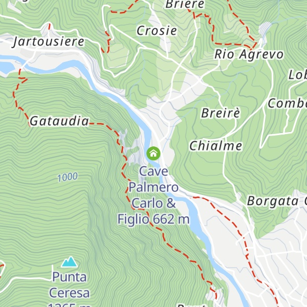 Map of Cave Palmero Carlo & Figlio
