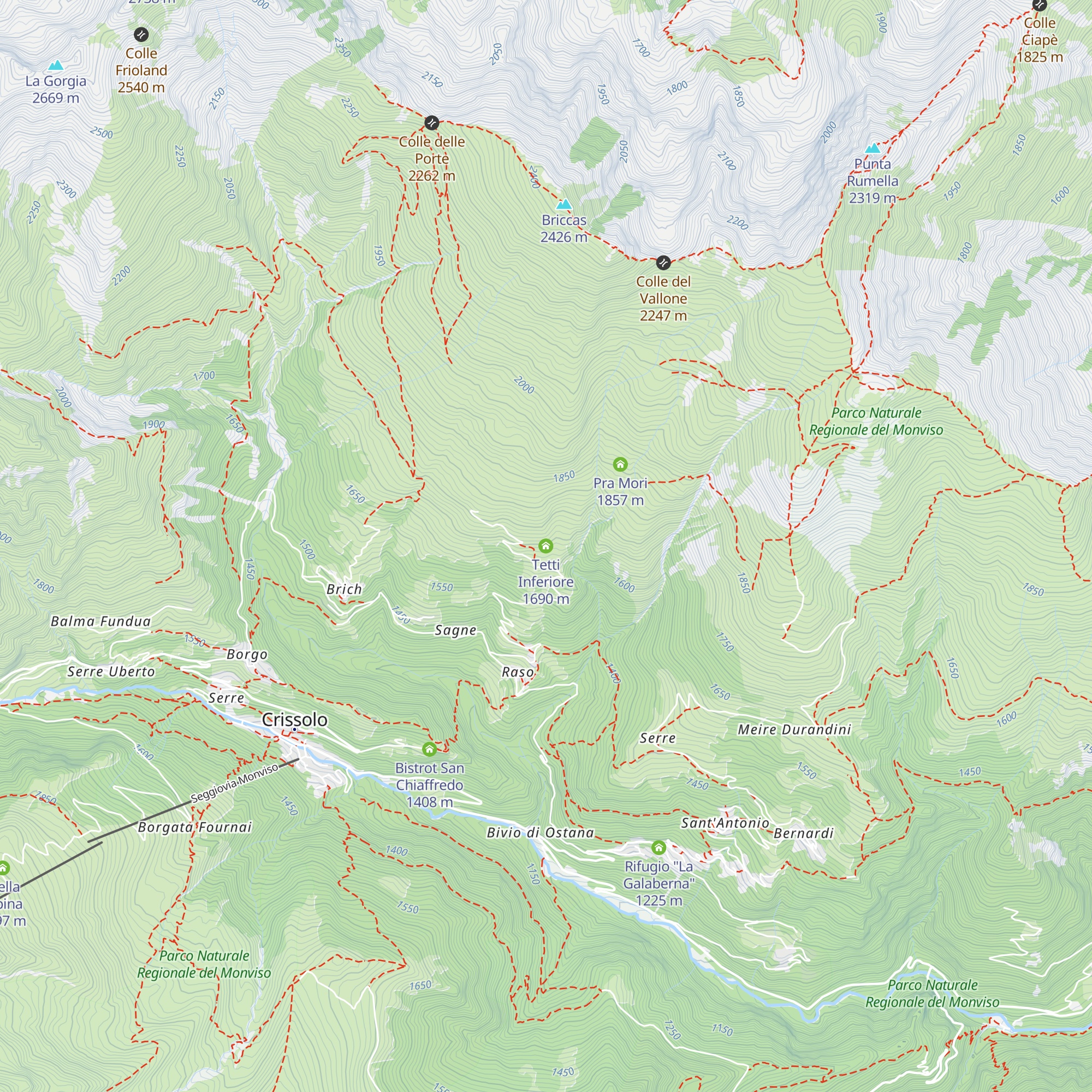 Tetti Inferiore map
