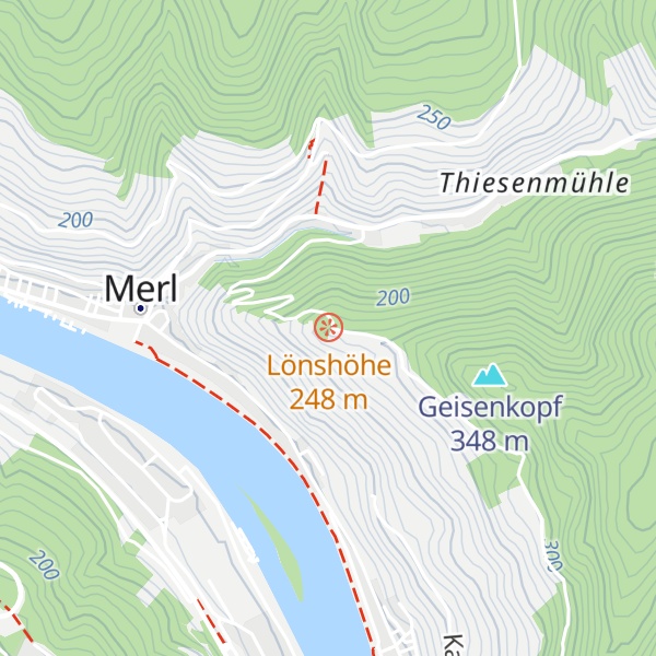 Map of Löns-Hütte