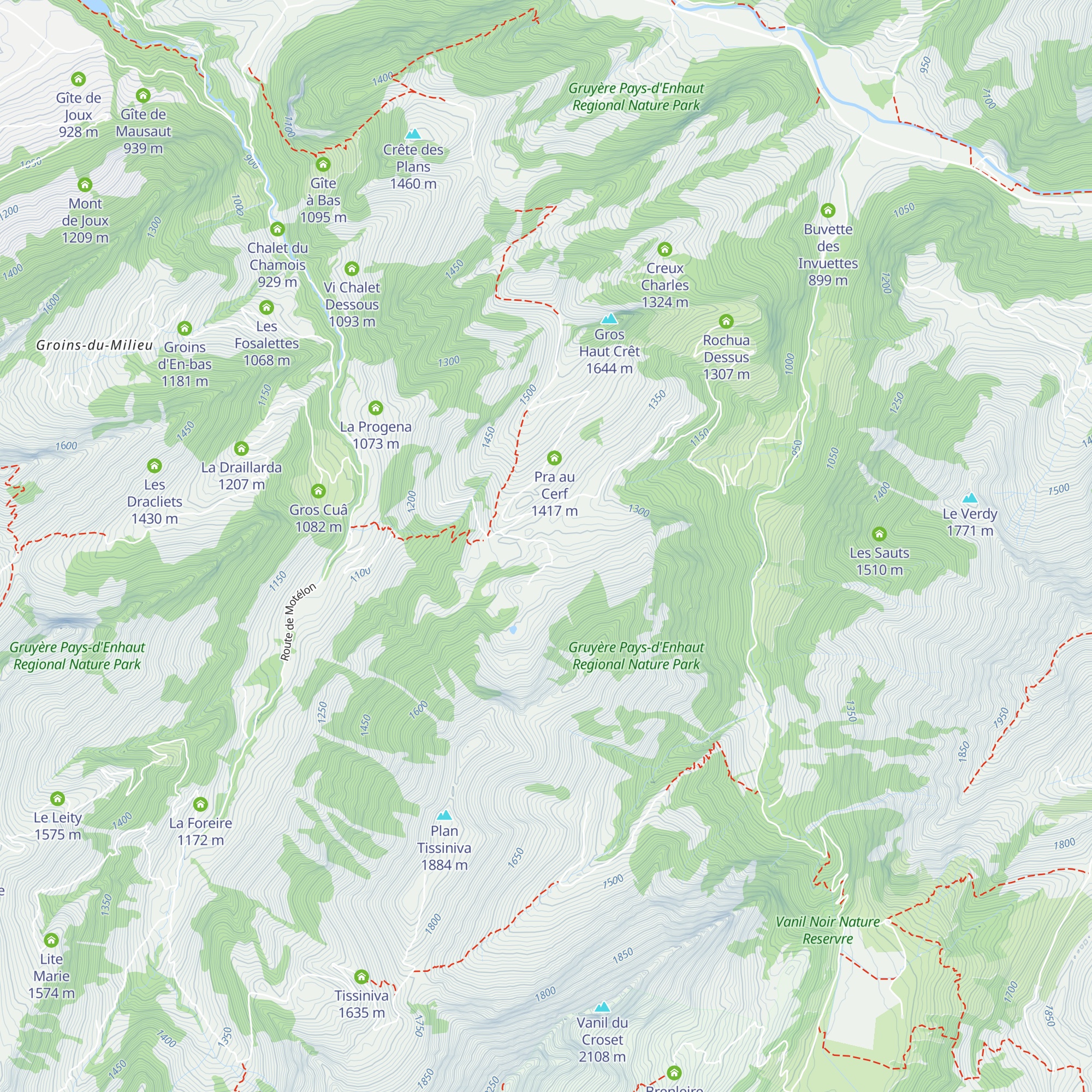 Poutes Paluds Dessous map