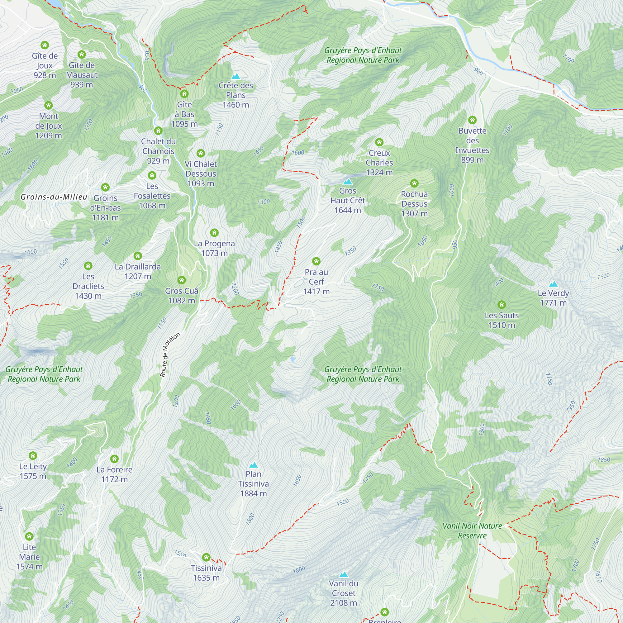 Poutes Paluds Dessous map