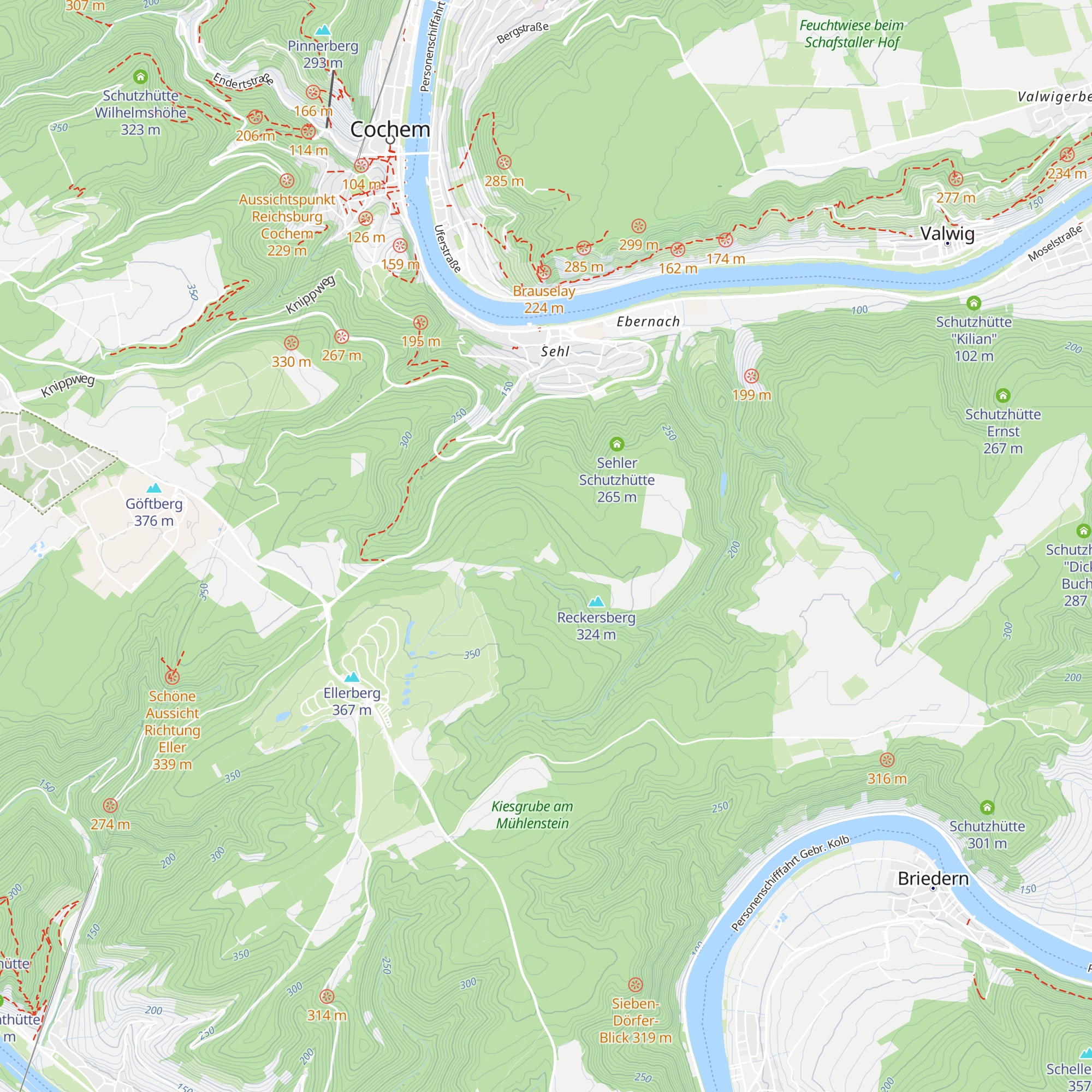Sehler Hütte map