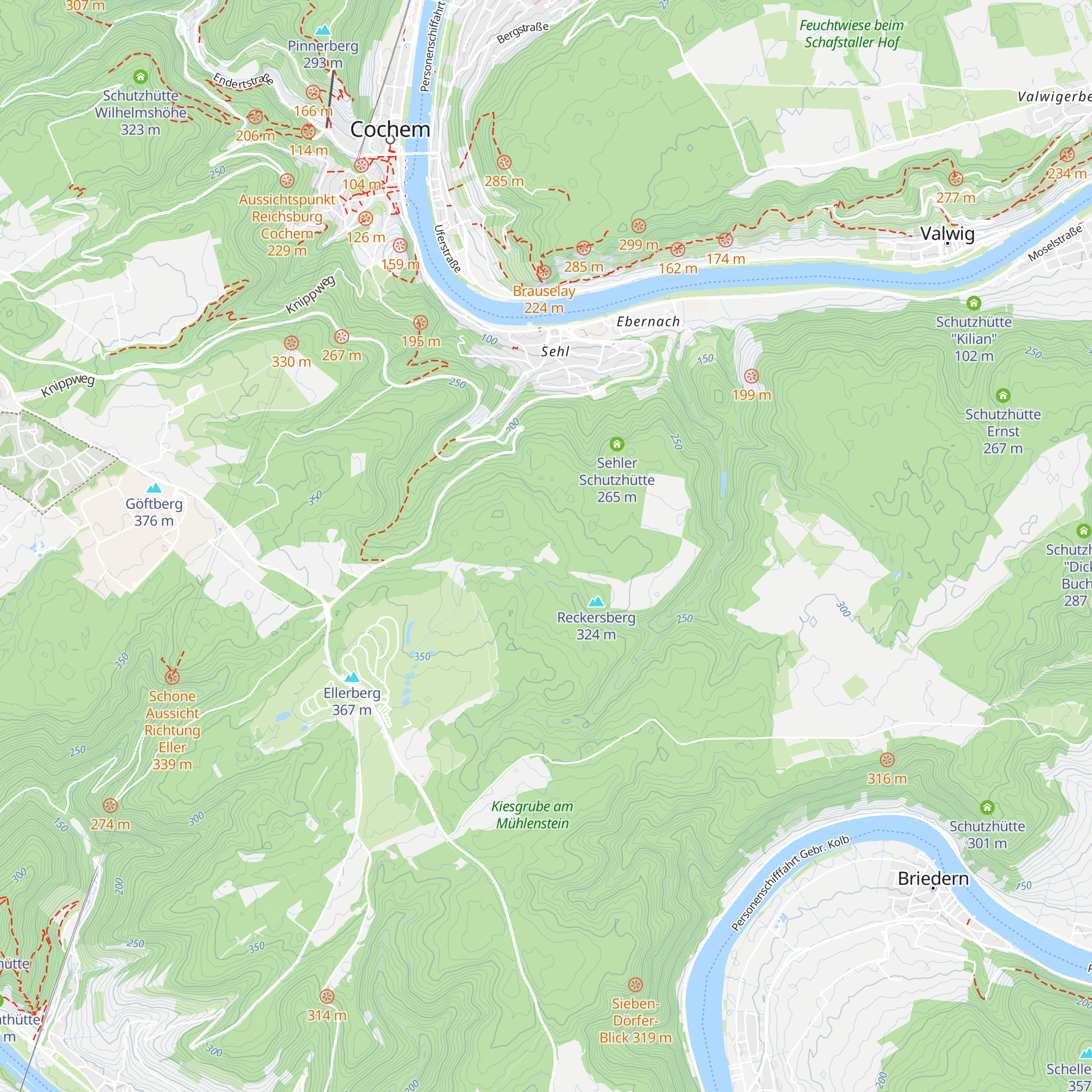 Sehler Hütte map