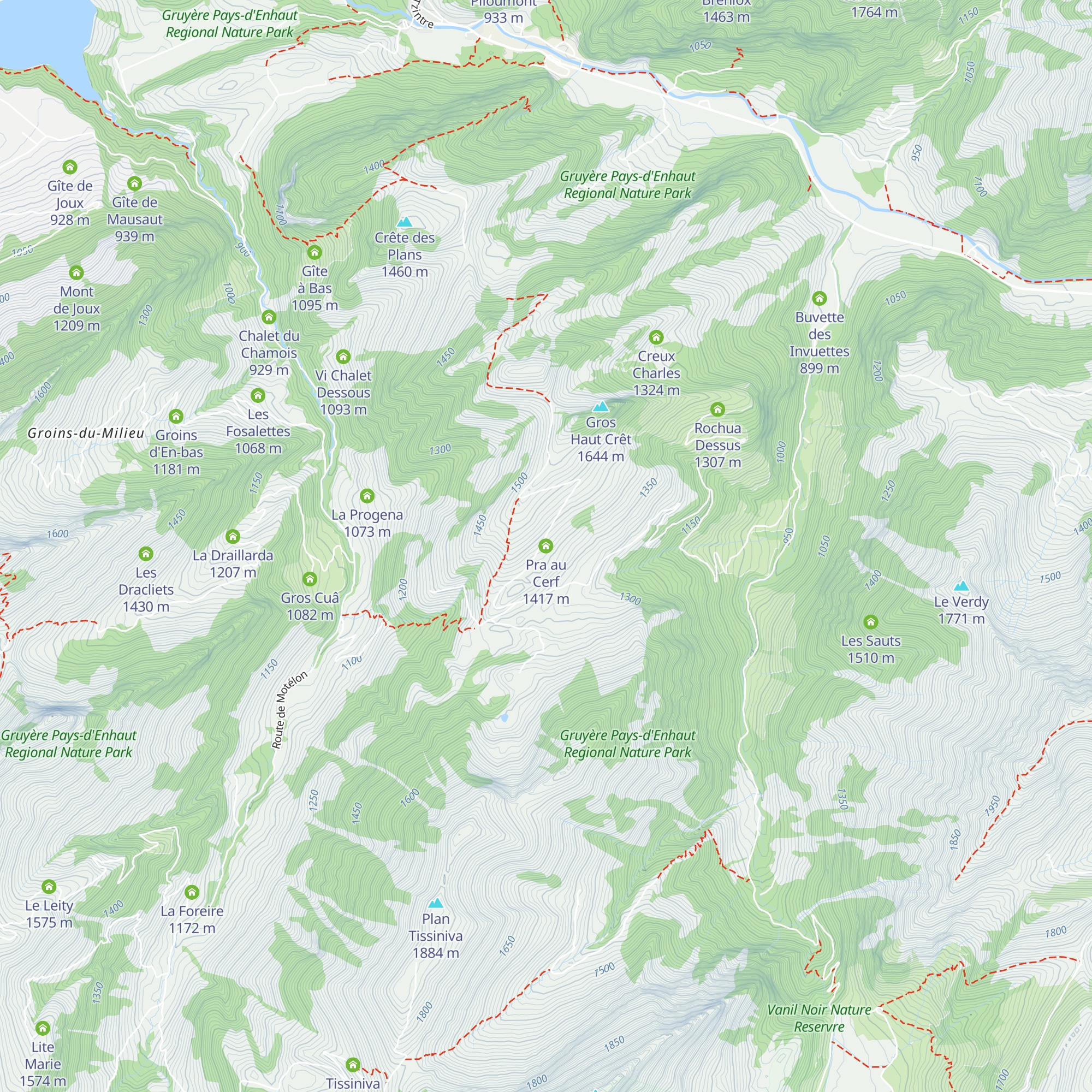 Pra au Cerf map