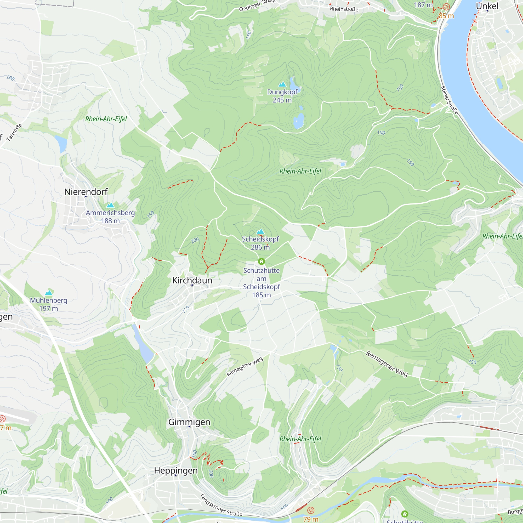 Schutzhütte am Scheidskopf map