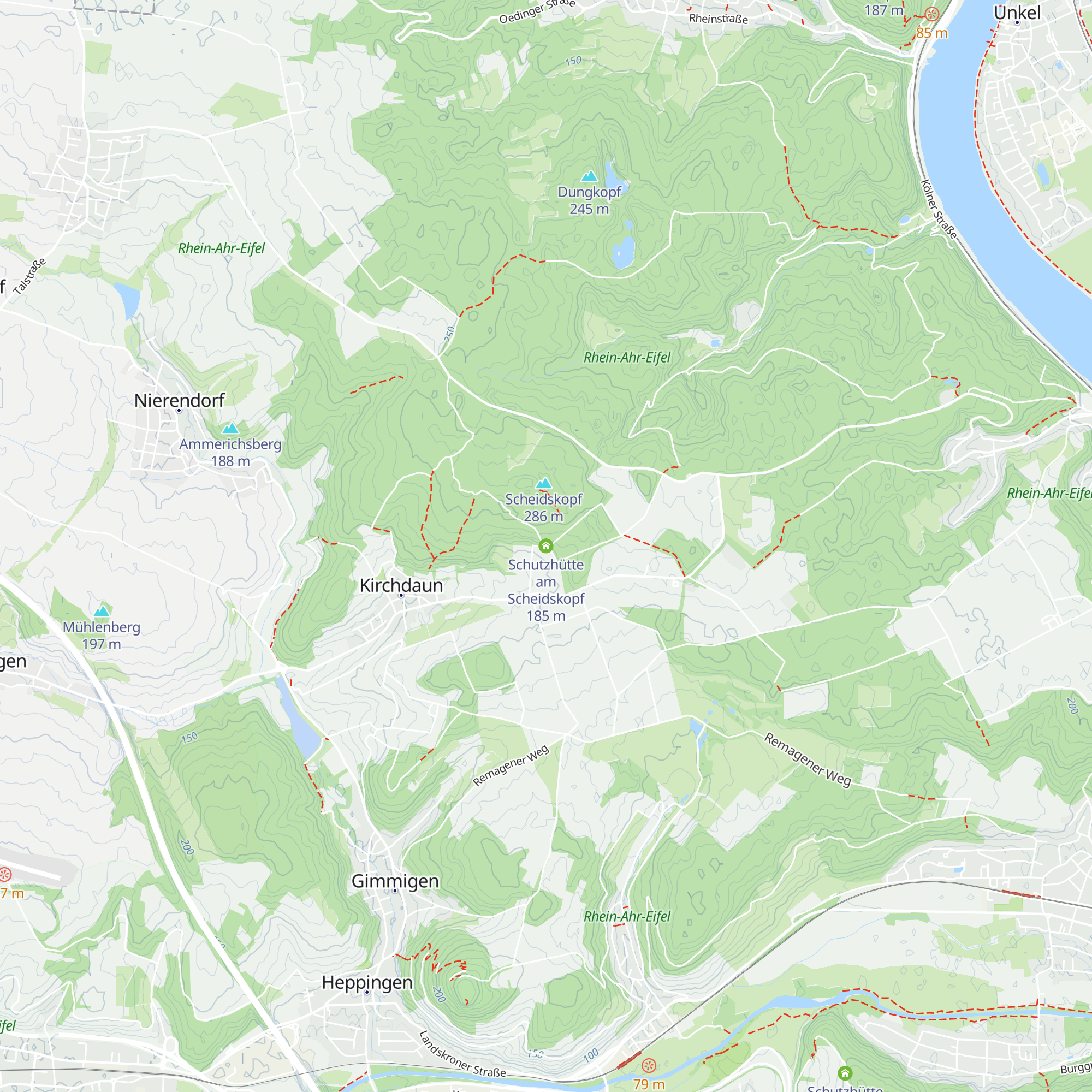 Schutzhütte am Scheidskopf map