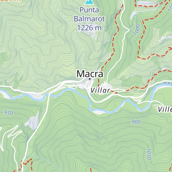 Map of Rifugio escursionistico La Rua