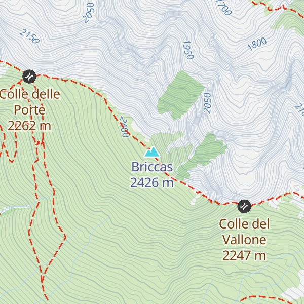Map of Briccas