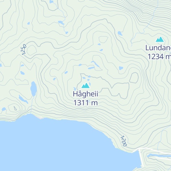 Map of Hågheii