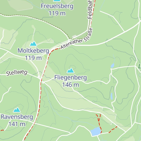 Map of Fliegenberg