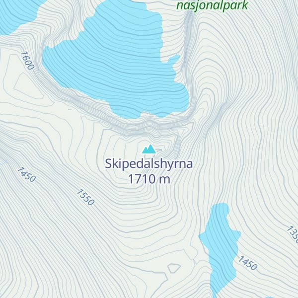 Map of Skipedalshyrna