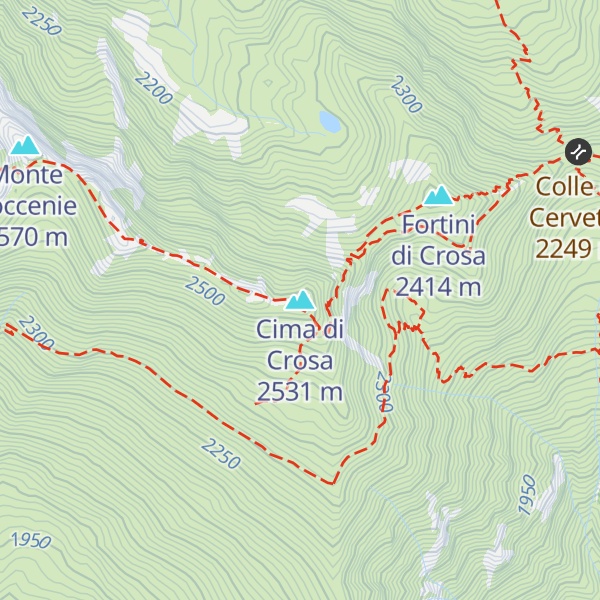 Map of Cima di Crosa