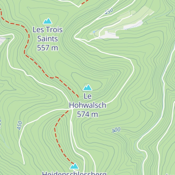 Map of Le Hohwalsch