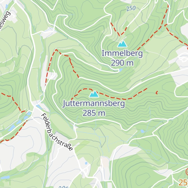 Map of Juttermannsberg