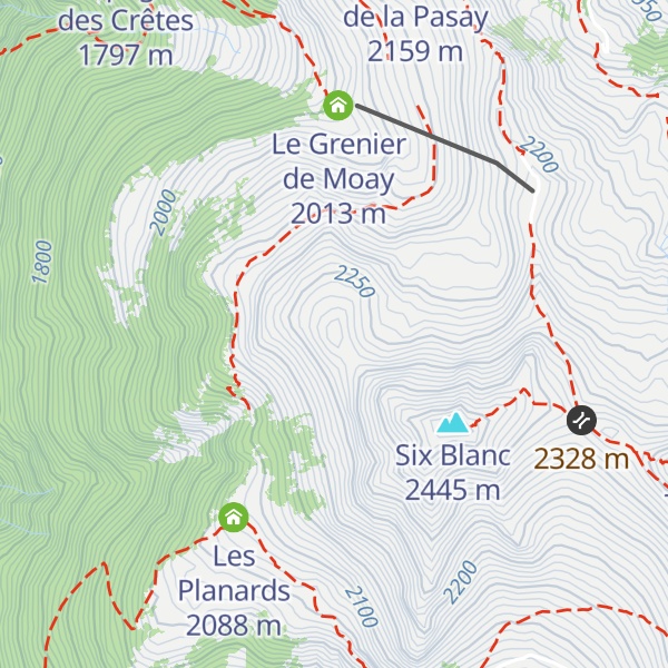 Map of Pointe de Sesale
