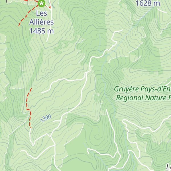 Map of Botteys à Gobet