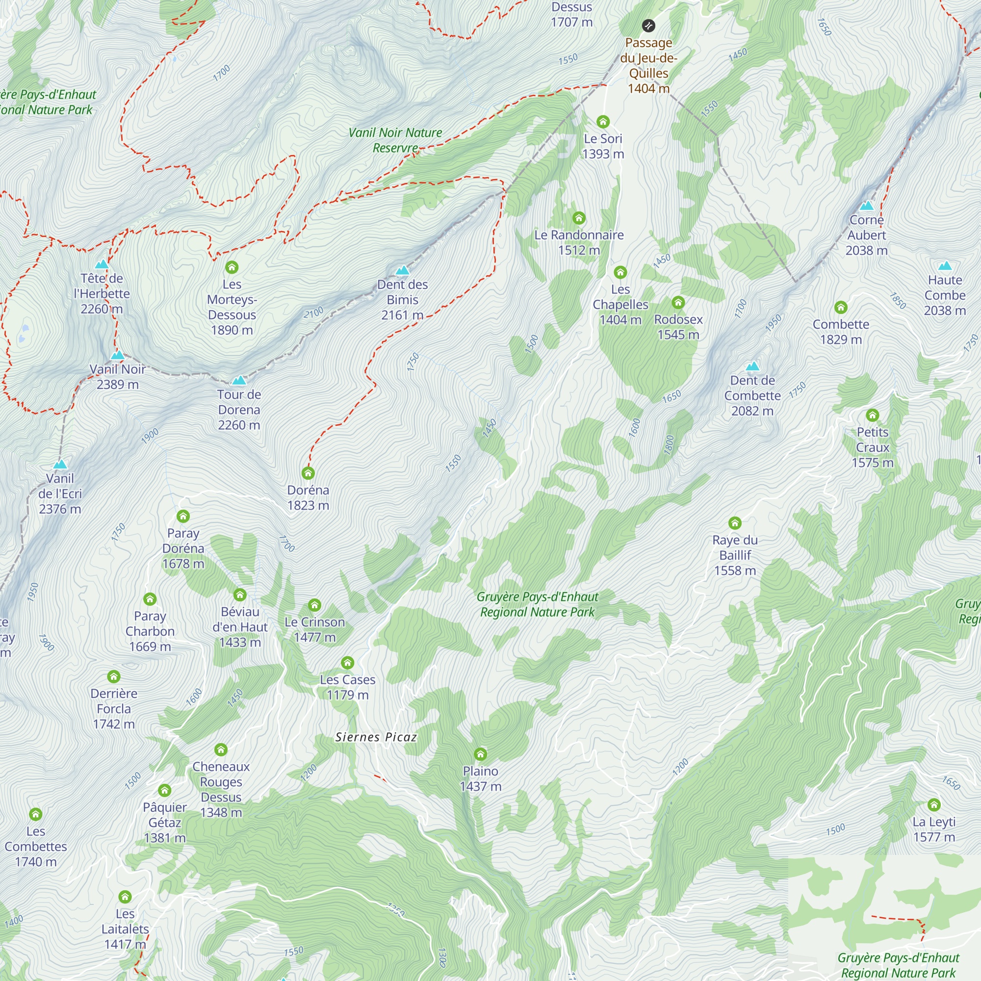 La Jaquillarde map