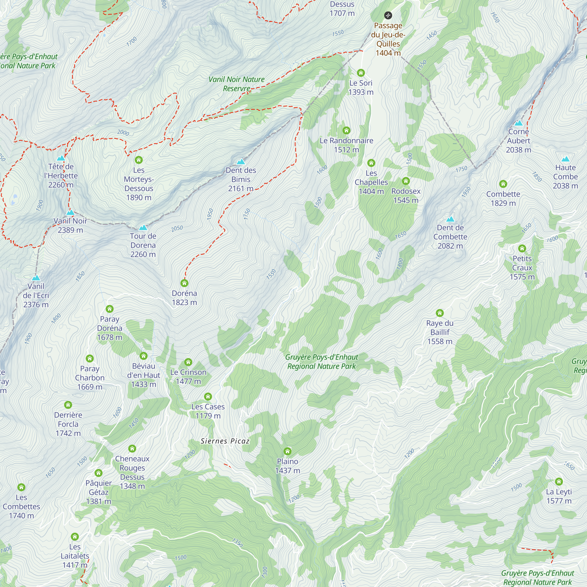 La Jaquillarde map