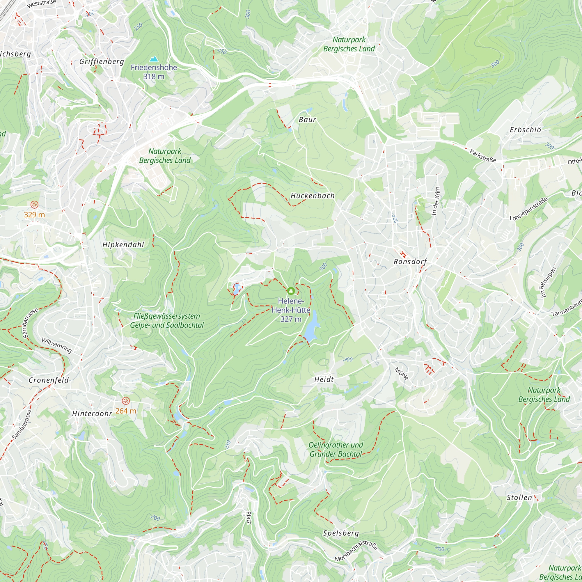 Helene-Henk-Hütte map