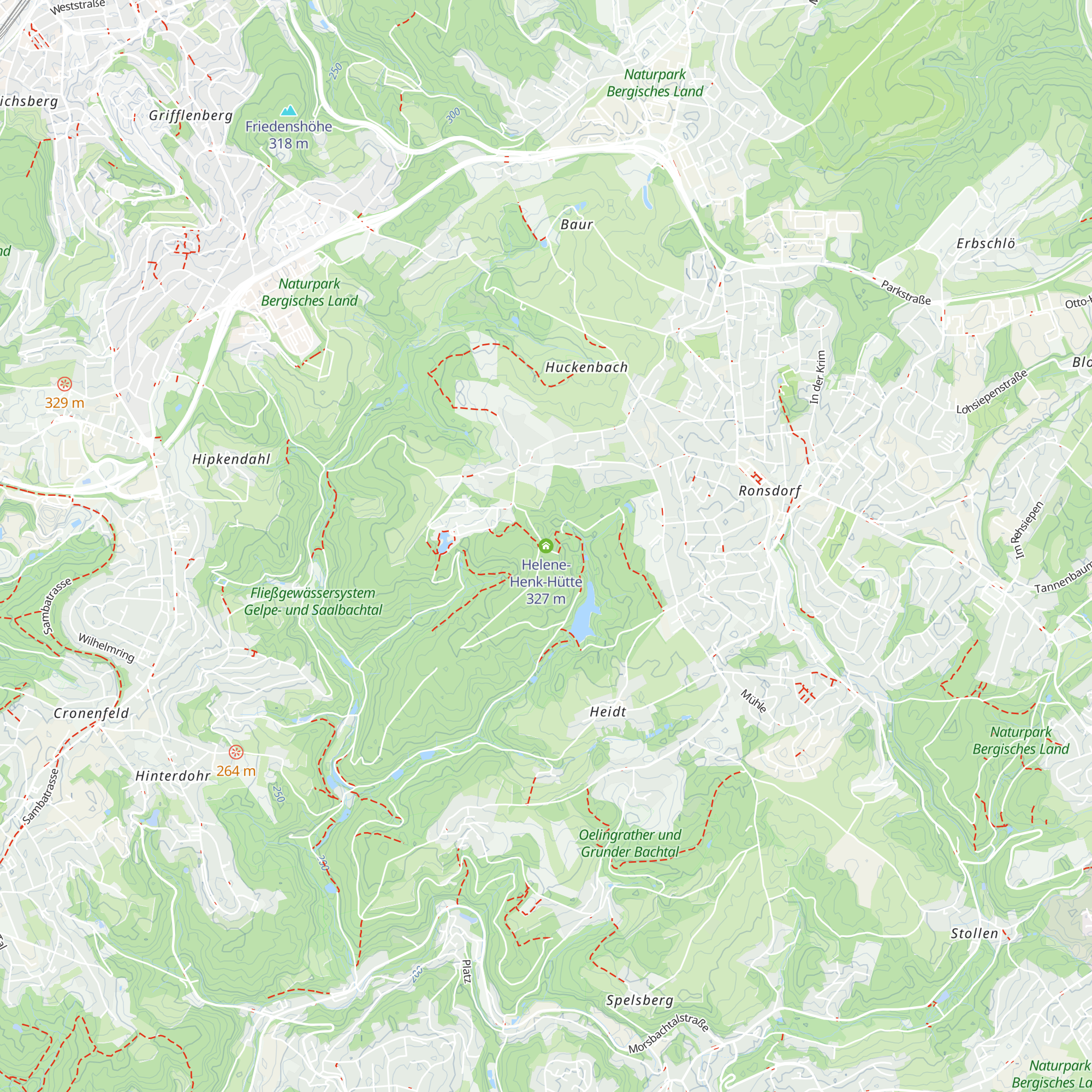 Helene-Henk-Hütte map