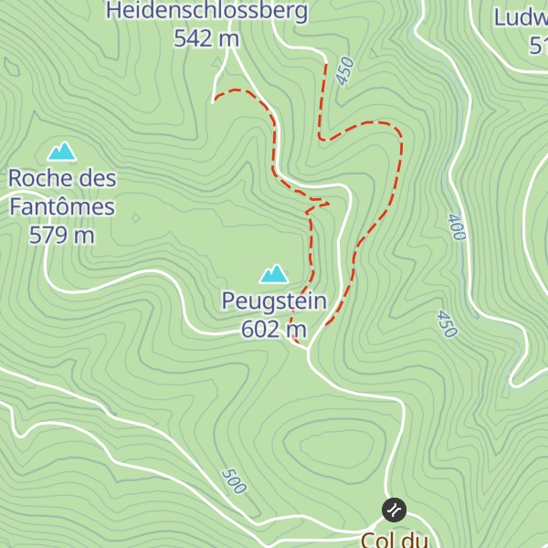 Map of Peugstein