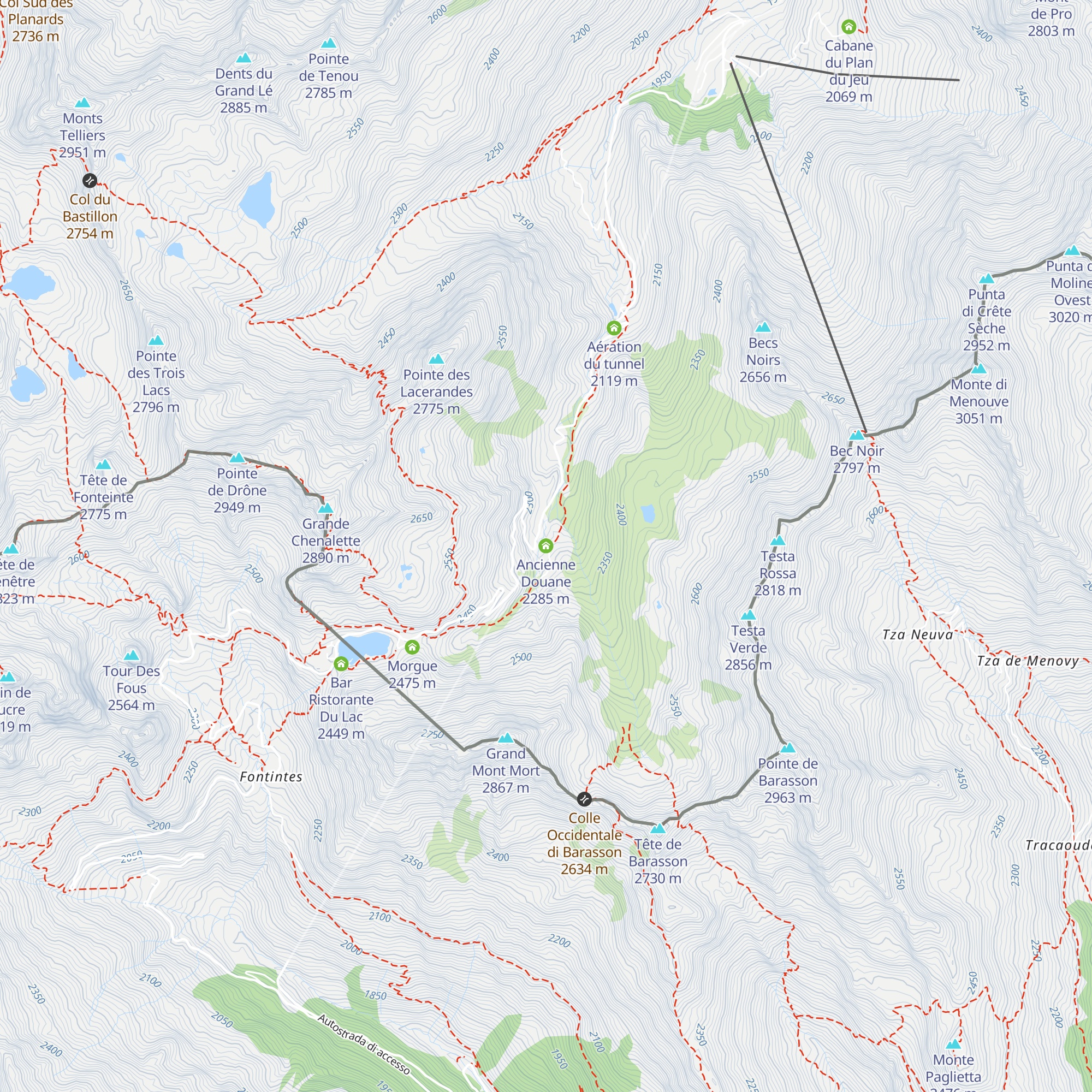 Ancienne Douane map