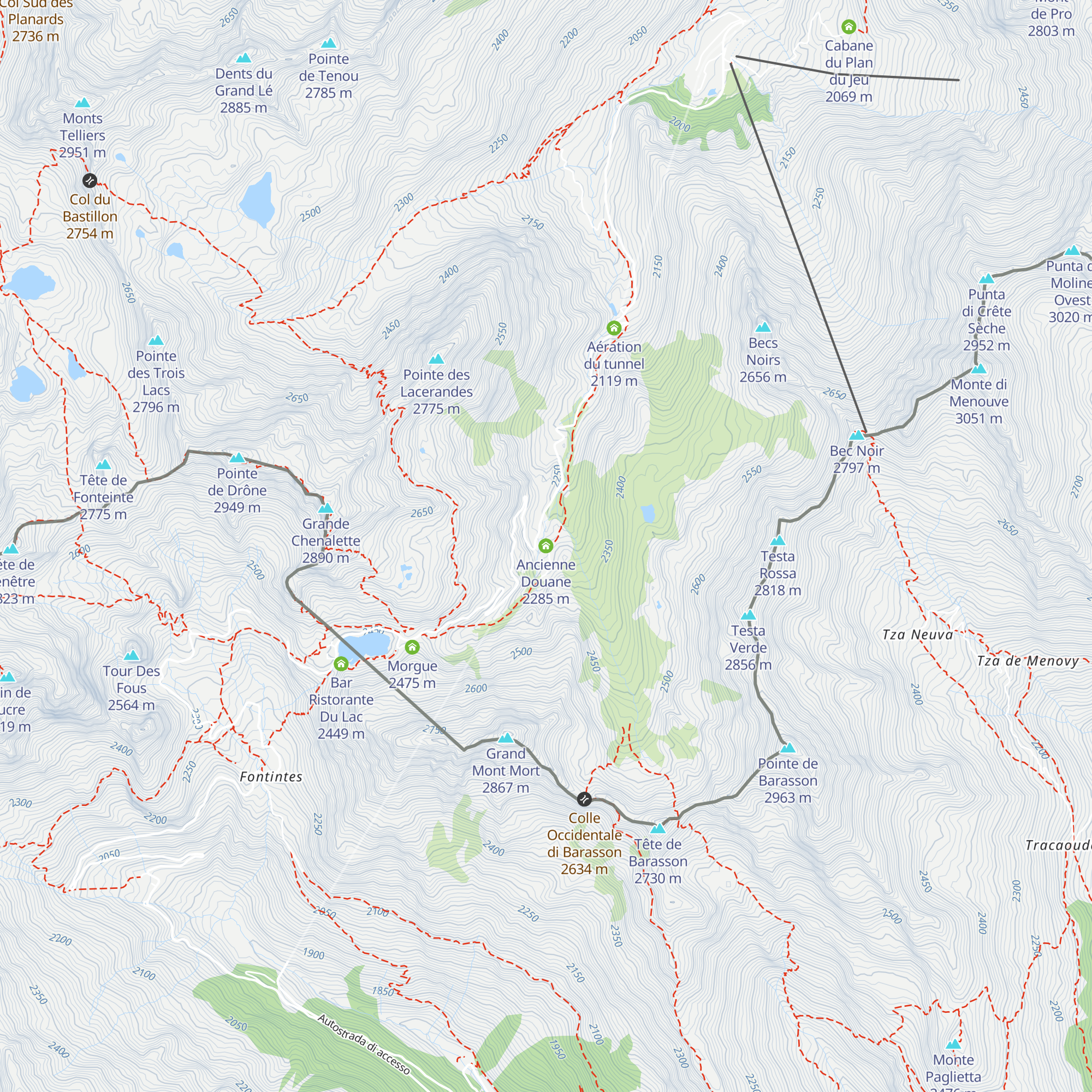 Ancienne Douane map