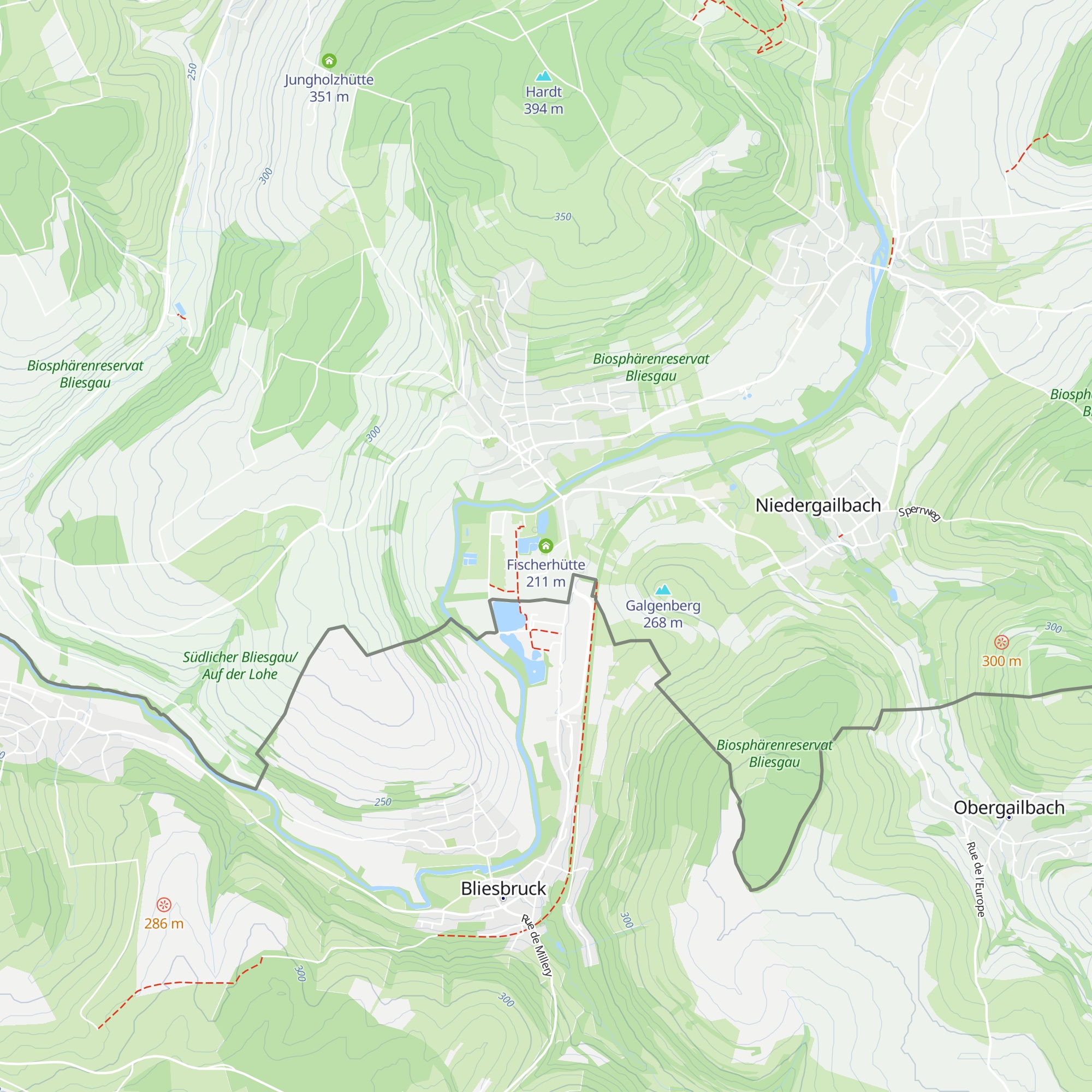 Fischerhütte map