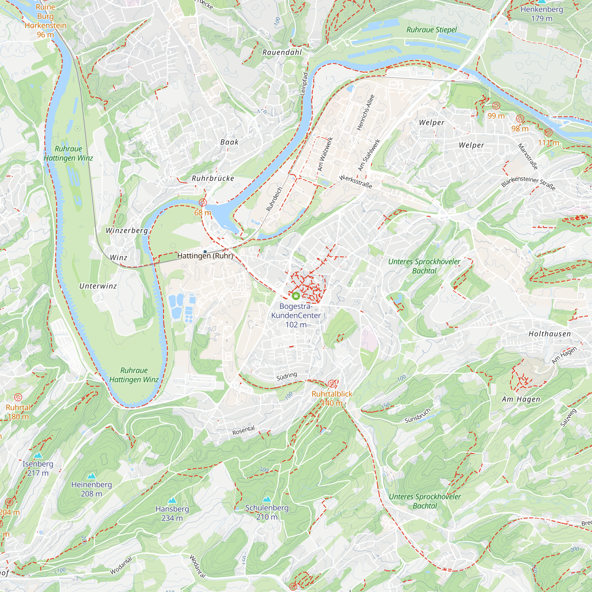 Bogestra-KundenCenter map