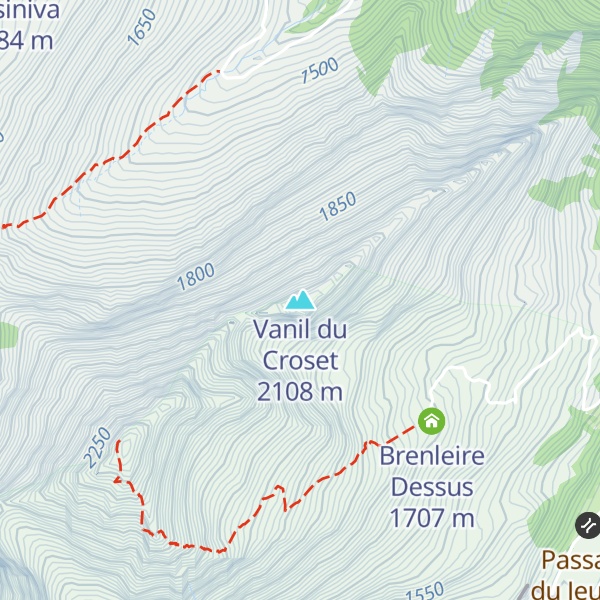 Map of Vanil du Croset