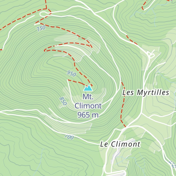 Map of Mt. Climont