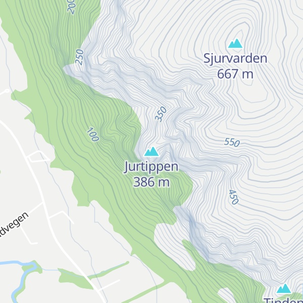 Map of Jurtippen
