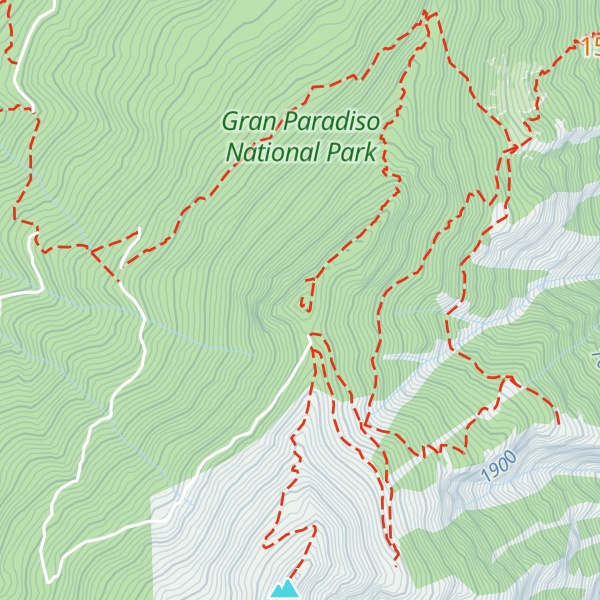 Map of Mont-Blanc