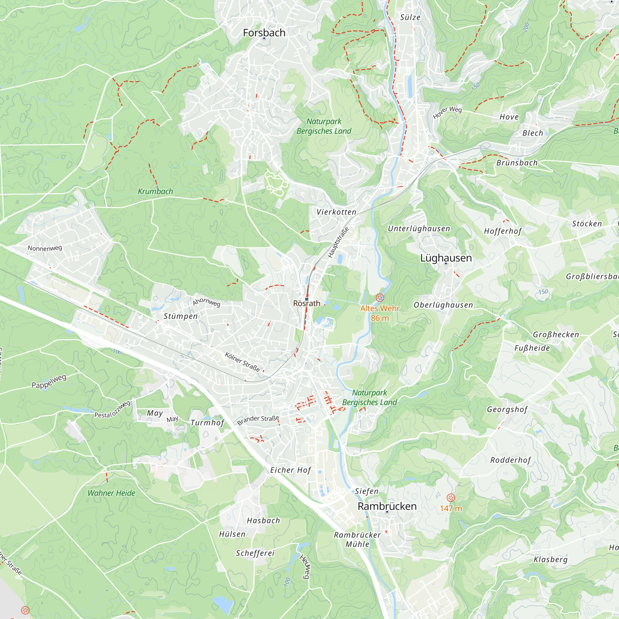 RVK-KundenCenter GLmobil Rösrath map