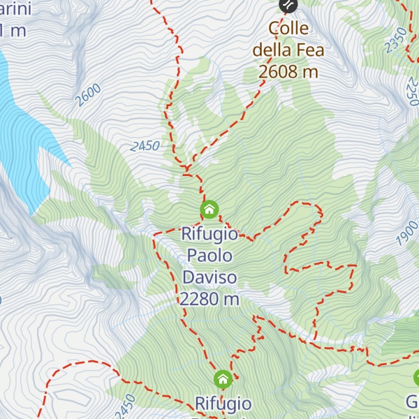 Map of Rifugio Paolo Daviso