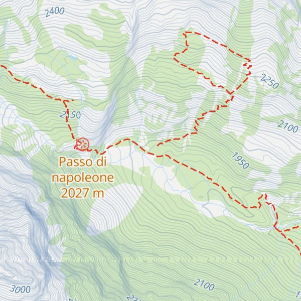 Map of Bivacco Gias nuovo di Sea