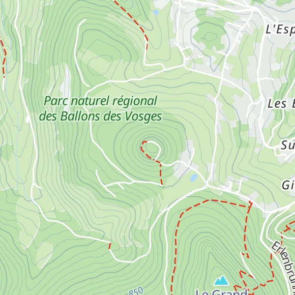 Map of Le Petit Hohnack