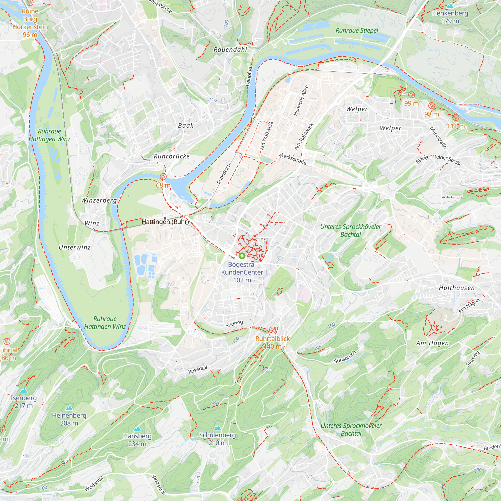 Tourist-Information map