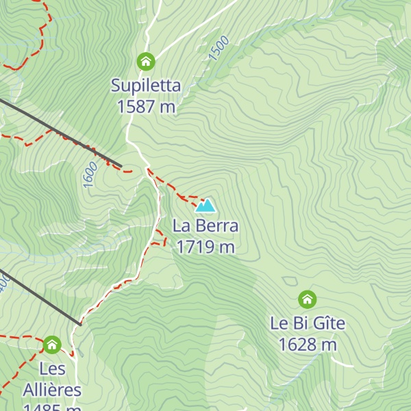 Map of La Berra